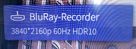 BluRay-Recorder HDR10