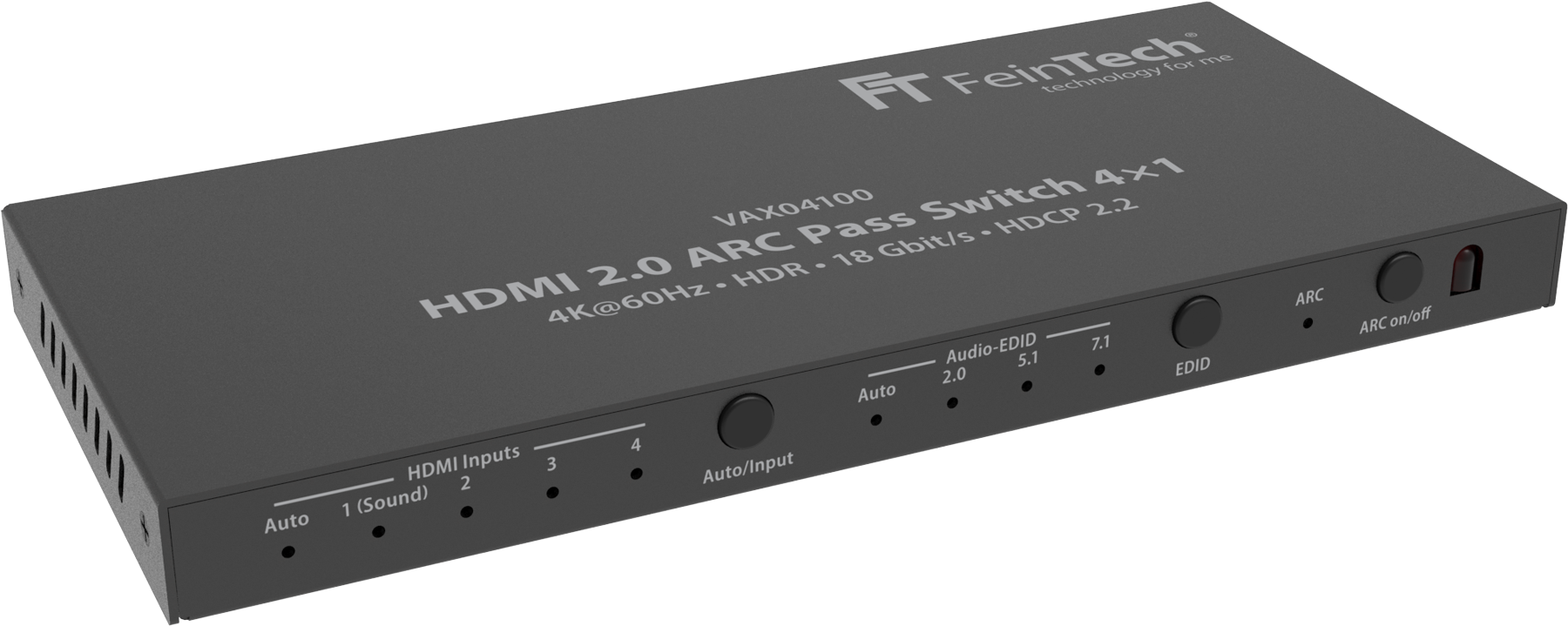 HDMI Switch mit ARC und eARC Pass FeinTech